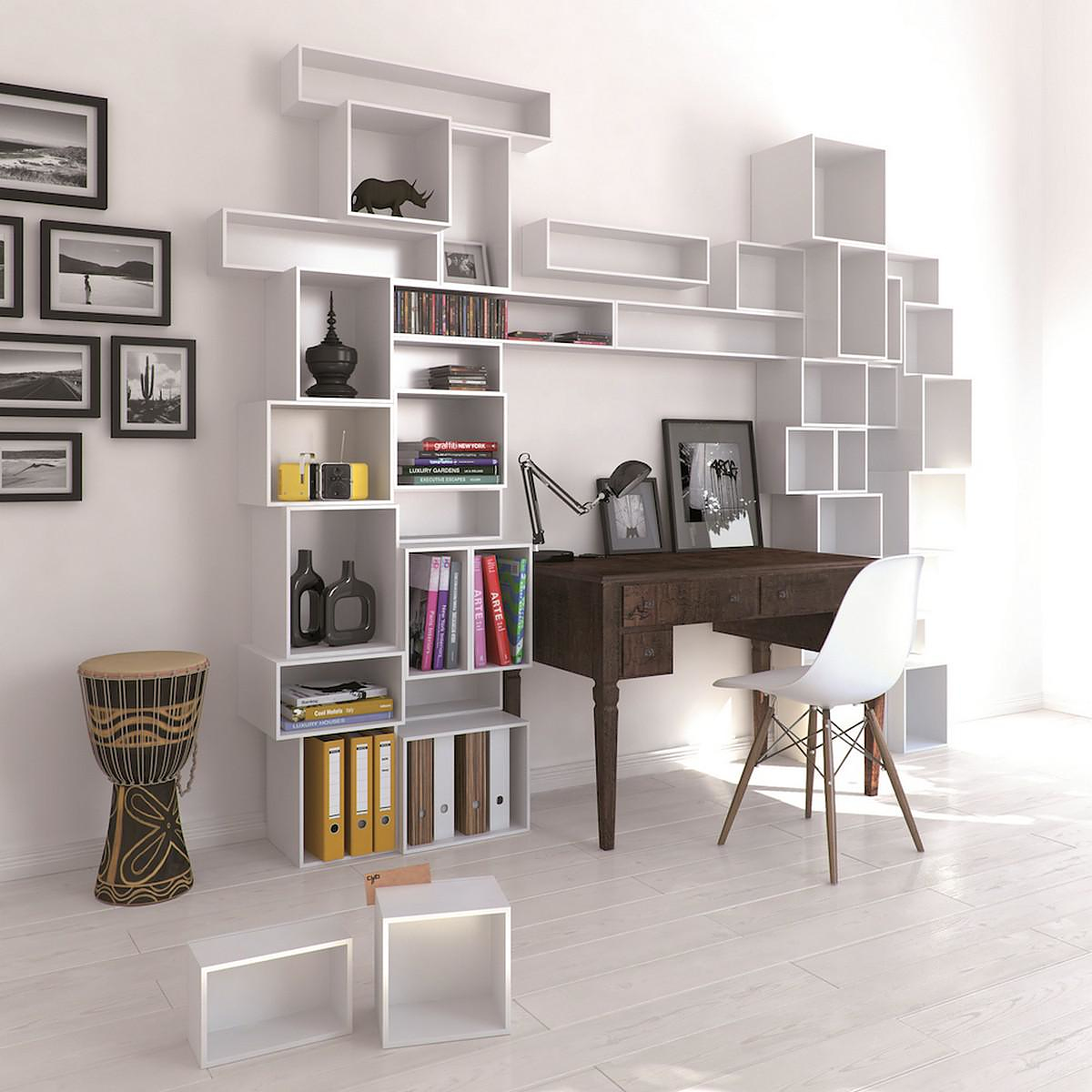  Modular Bookcases Systems for Living room