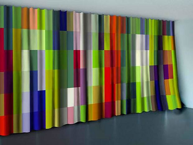 Οι πολύχρωμες κουρτίνες του Jeroen Vinken.