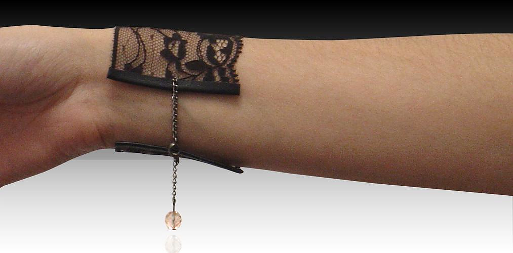 Awesome Lace Bracelets by Sandra Bautista.
