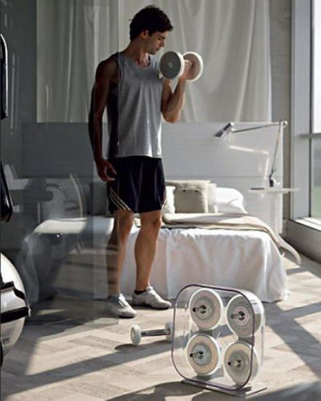 Workout in style with Technogym Wellness Dumbbells.