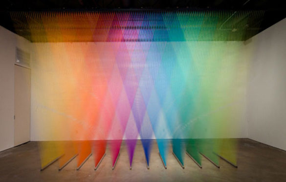 Colorful Sculptures made of Thread by Gabriel Dawe