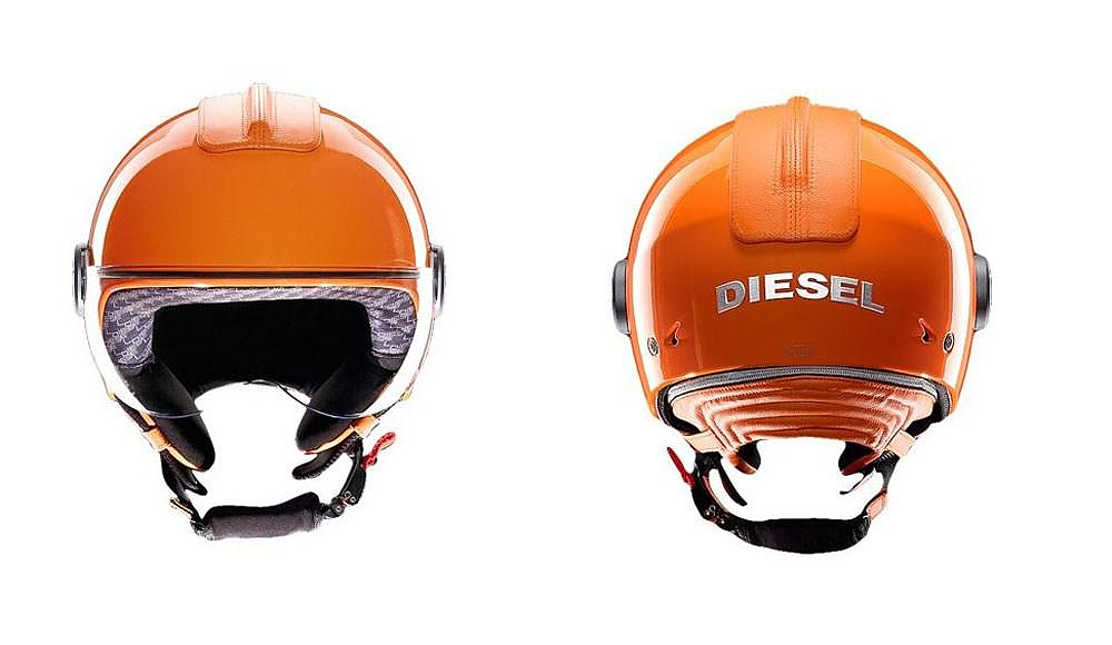 Diesel Mowie open face motorcycle helmet.