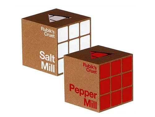 Rubik’s Cube Pepper Mill.