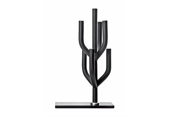 Carbon Fiber Candle Holders by Italia Independent.