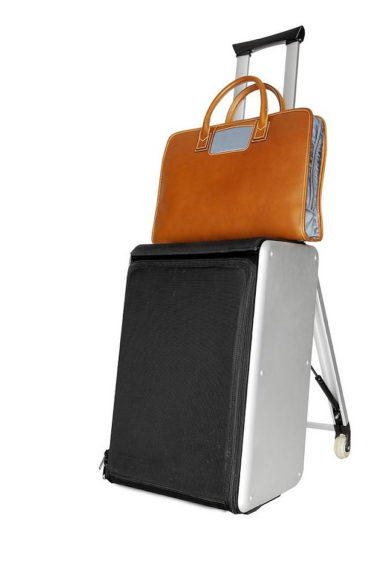 Trip Suitcase that Turns into a Chair by Travelteq.