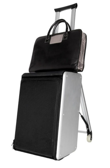 Trip Suitcase that Turns into a Chair by Travelteq.