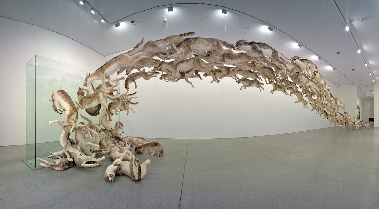 Head On an art installation by Cai Guo-Qiang. - Design Is This