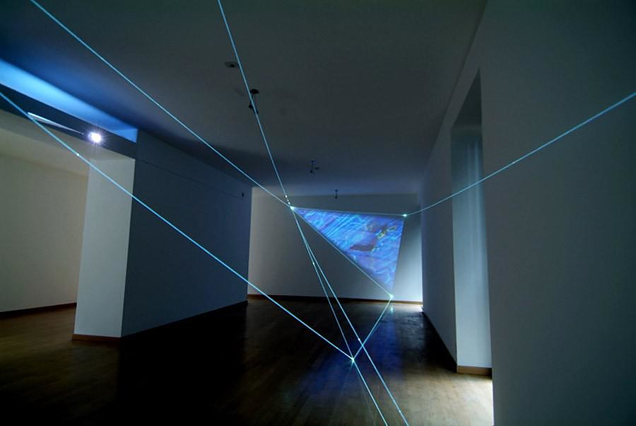 Fiber Optics Art Installations by Carlo Bernardini.