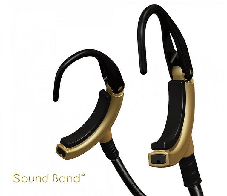 Sound Band Wireless Headset delivers audio without obstructing ambient sound.