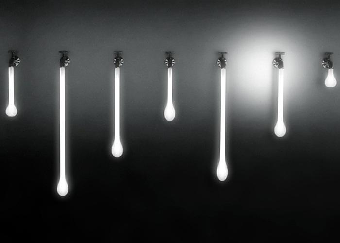 Light Drop Lamp by Rafael Morgan.