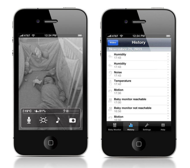 Κάμερα μωρού Withings Smart Baby Monitor.