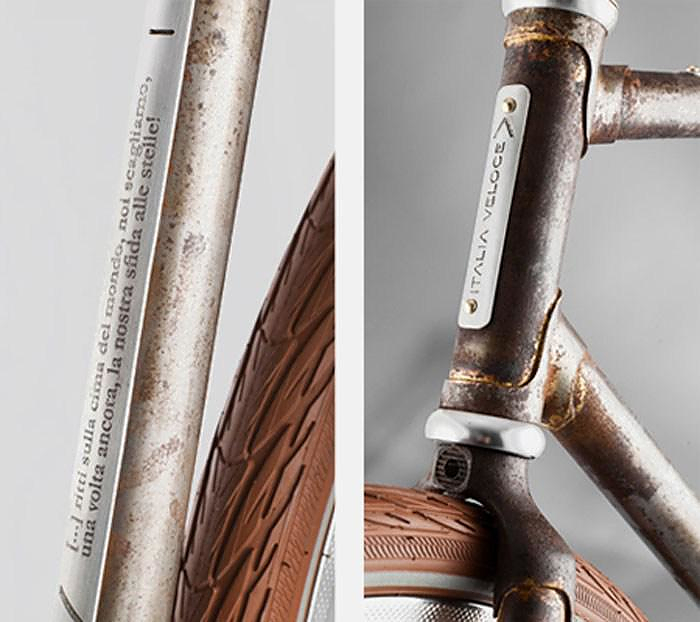 Italia Veloce Tailored Retro Bikes, a work of Italian craftsmanship.