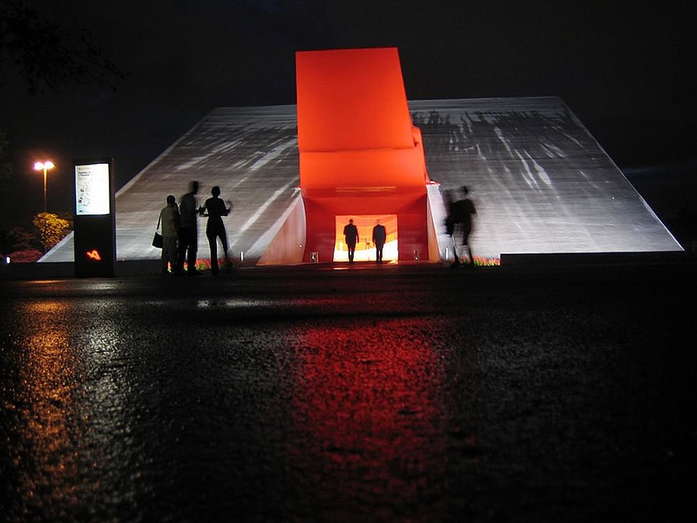 Ibirapuera Auditiorium by Oscar Niemeyer.