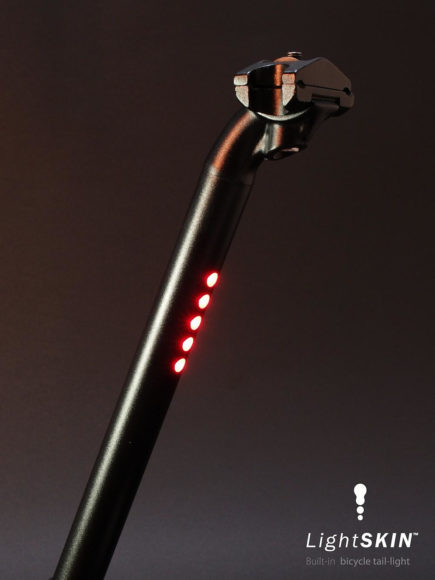 LightSKIN ενσωματωμένα φώτα ποδηλάτου LED.