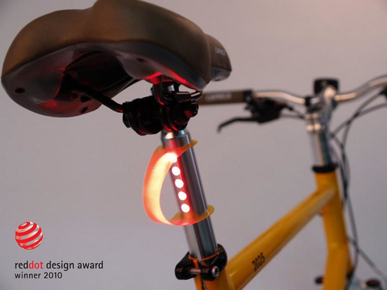 LightSKIN ενσωματωμένα φώτα ποδηλάτου LED.