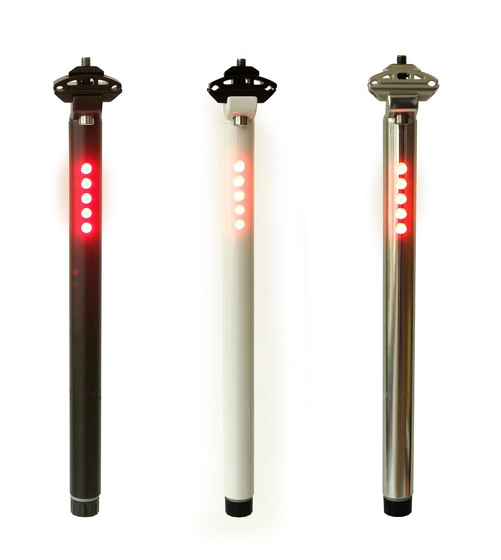 LightSKIN built-in Bicycle LED Tail Light.