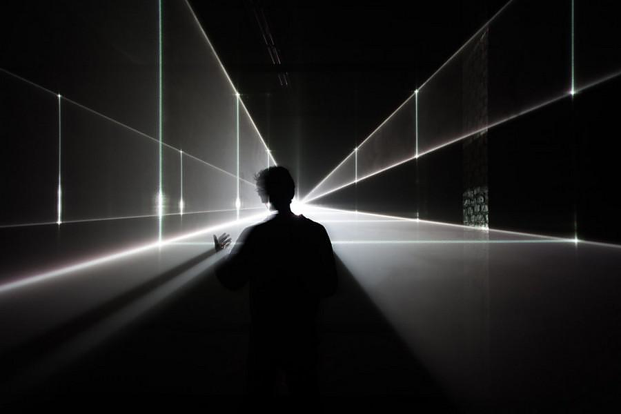 Vanishing Point – Renaissance Perspective Drawing with Lasers by United Visual Artists.