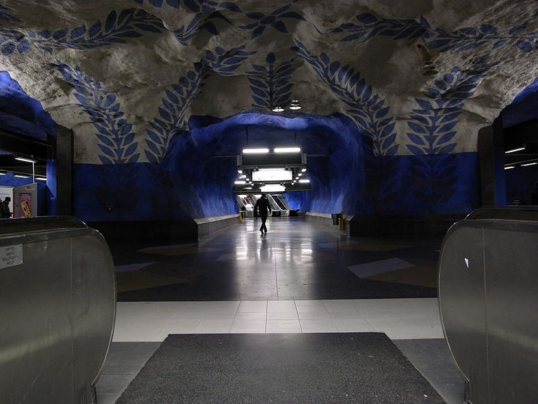 To Μετρό της Στοκχόλμης – Μία πελώρια έκθεση τέχνης.