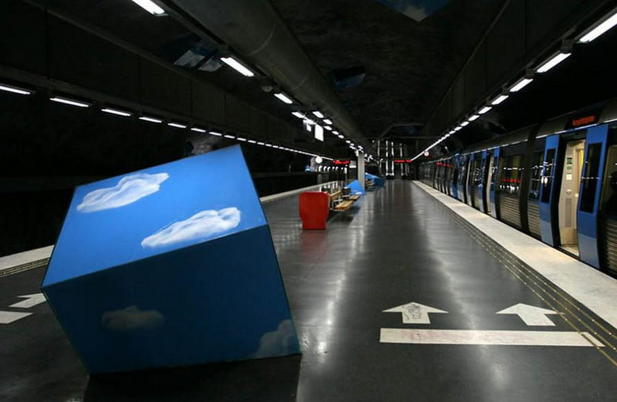 To Μετρό της Στοκχόλμης – Μία πελώρια έκθεση τέχνης.