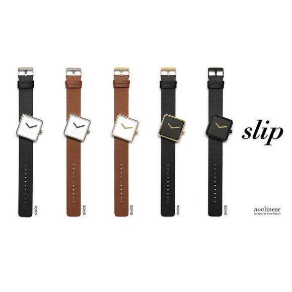 Slip, a Unique Minimal Watch by Nonlinear Studio.