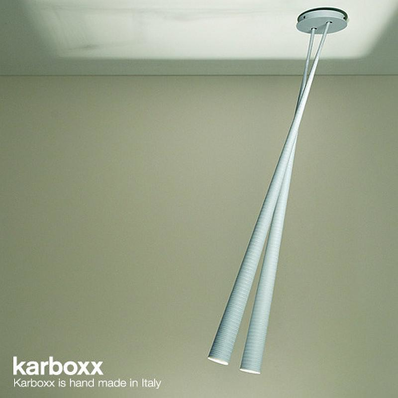 Carbon Fiber Lighting fixtures by Karboxx.