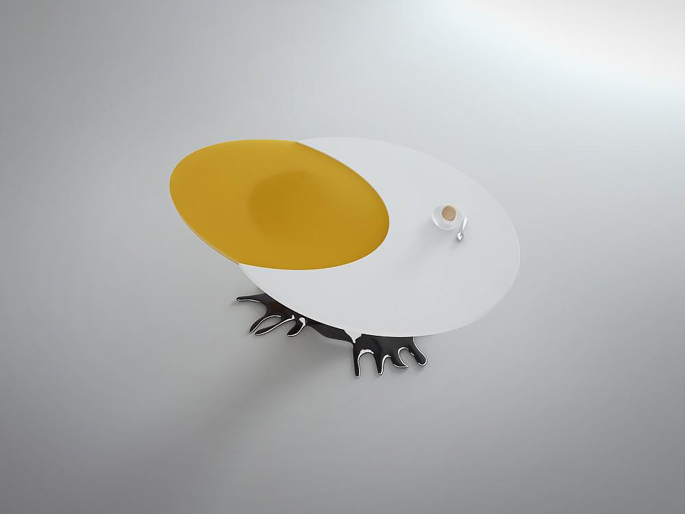 Egg Table by Wamhouse, perfect for breakfast.