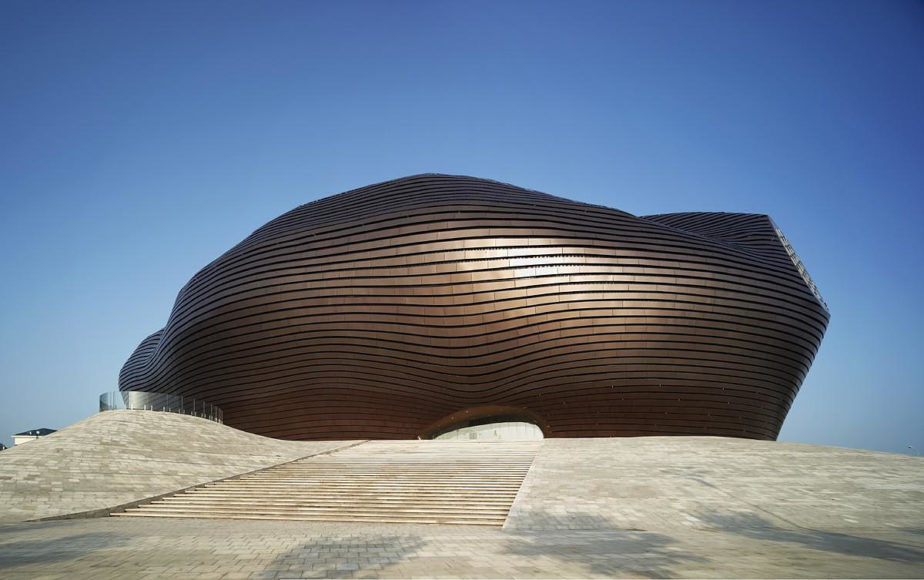 Μουσείο Ordos: ένα βότσαλο στην έρημο.