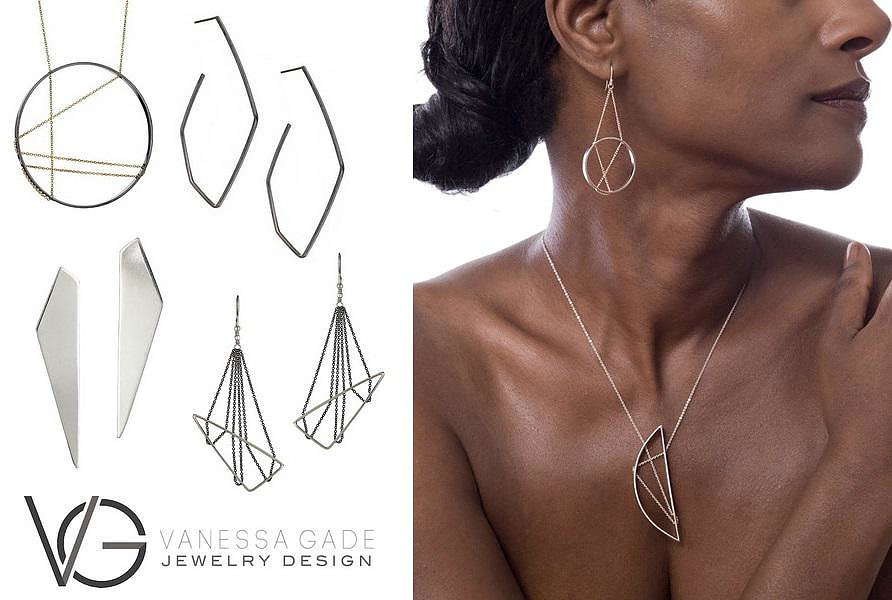 Kinetic Sculptural Jewelry by Vanessa Gade.