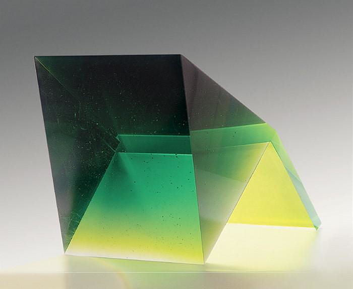Geometric Glass Sculptures by Stanislav Libensky.