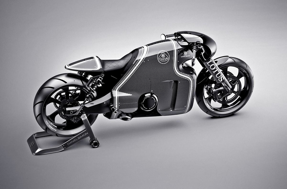 Lotus Motorcycle C-01 Ready to hit the road.