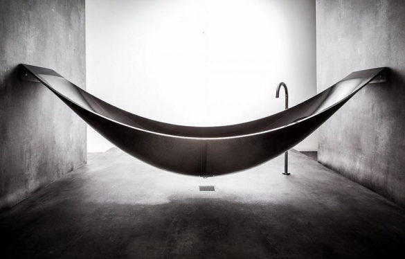 Vessel carbon fiber hammock bathtub Splinter works
