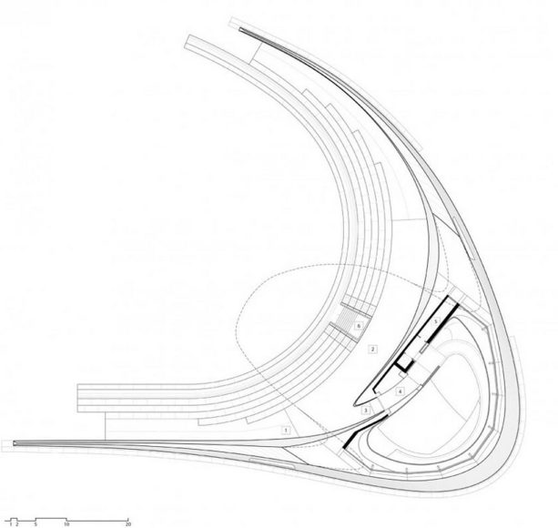 Εκθετήριο Porsche Pavilion από τους Henn Architekten.