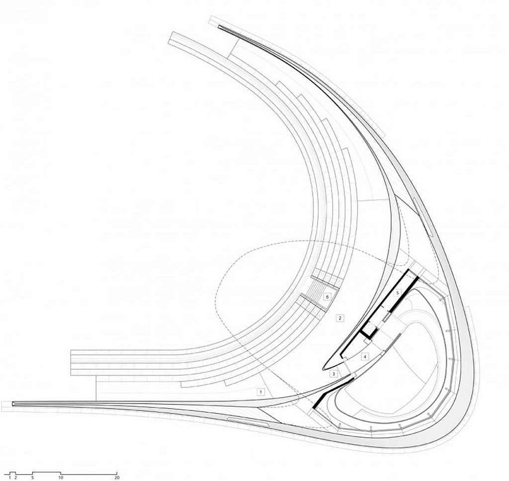 Autostadt Porsche Pavilion by Henn Architekten.