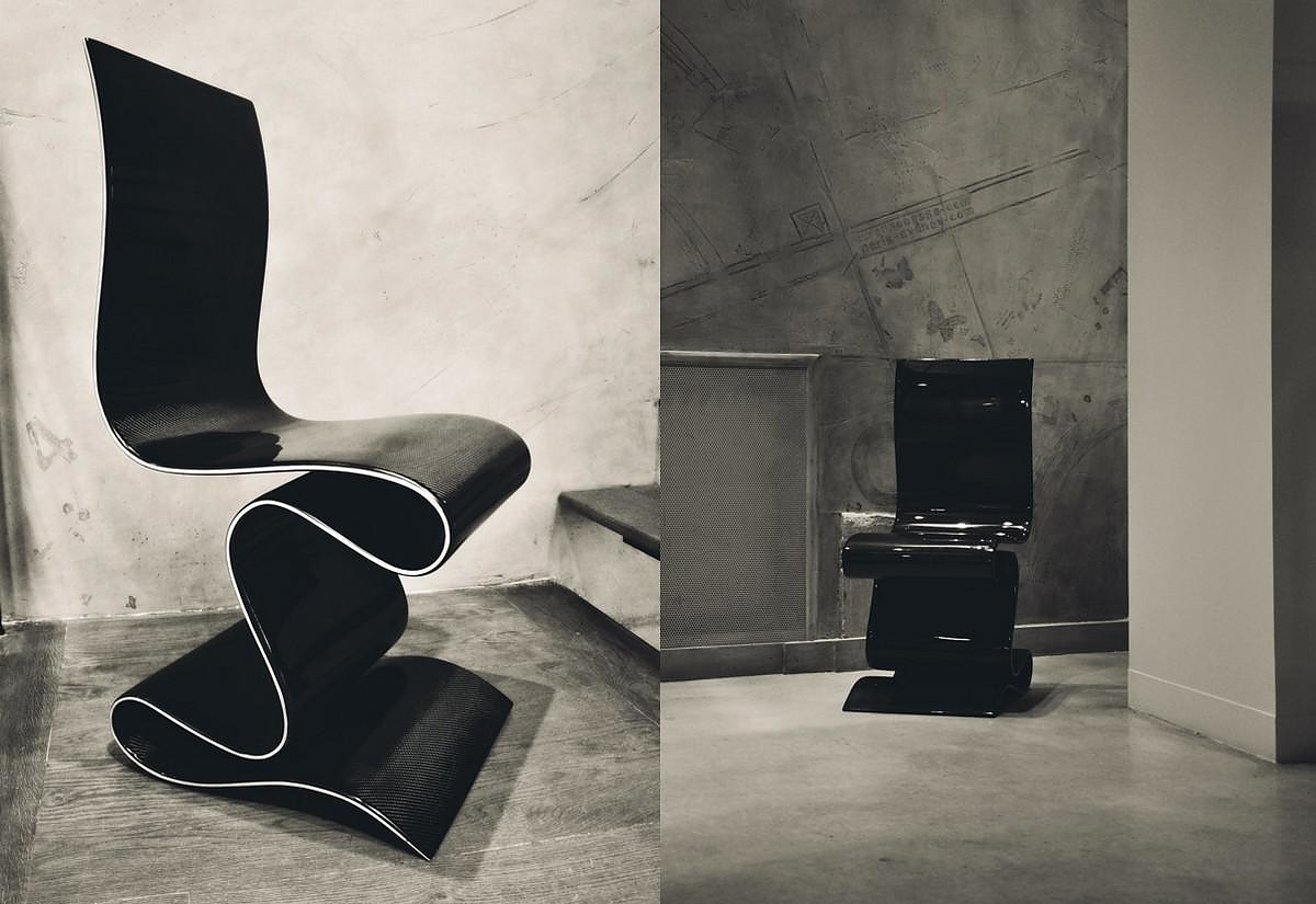 SCULPTURE Carbon Fiber Chair by Ventury Lab.