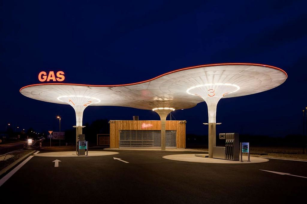 A Design Gas Station by Atelier SAD.
