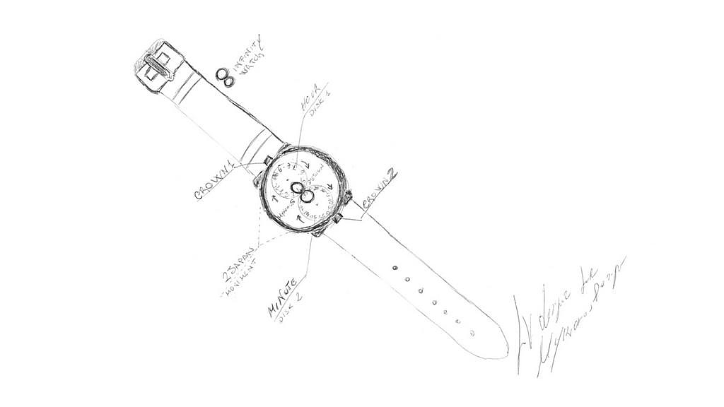 Infinity Watch by Mykonos Design.