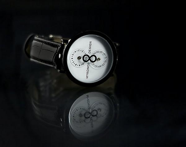 Μίνιμαλ Ρολόι Χειρός Infinity της Mykonos Design.