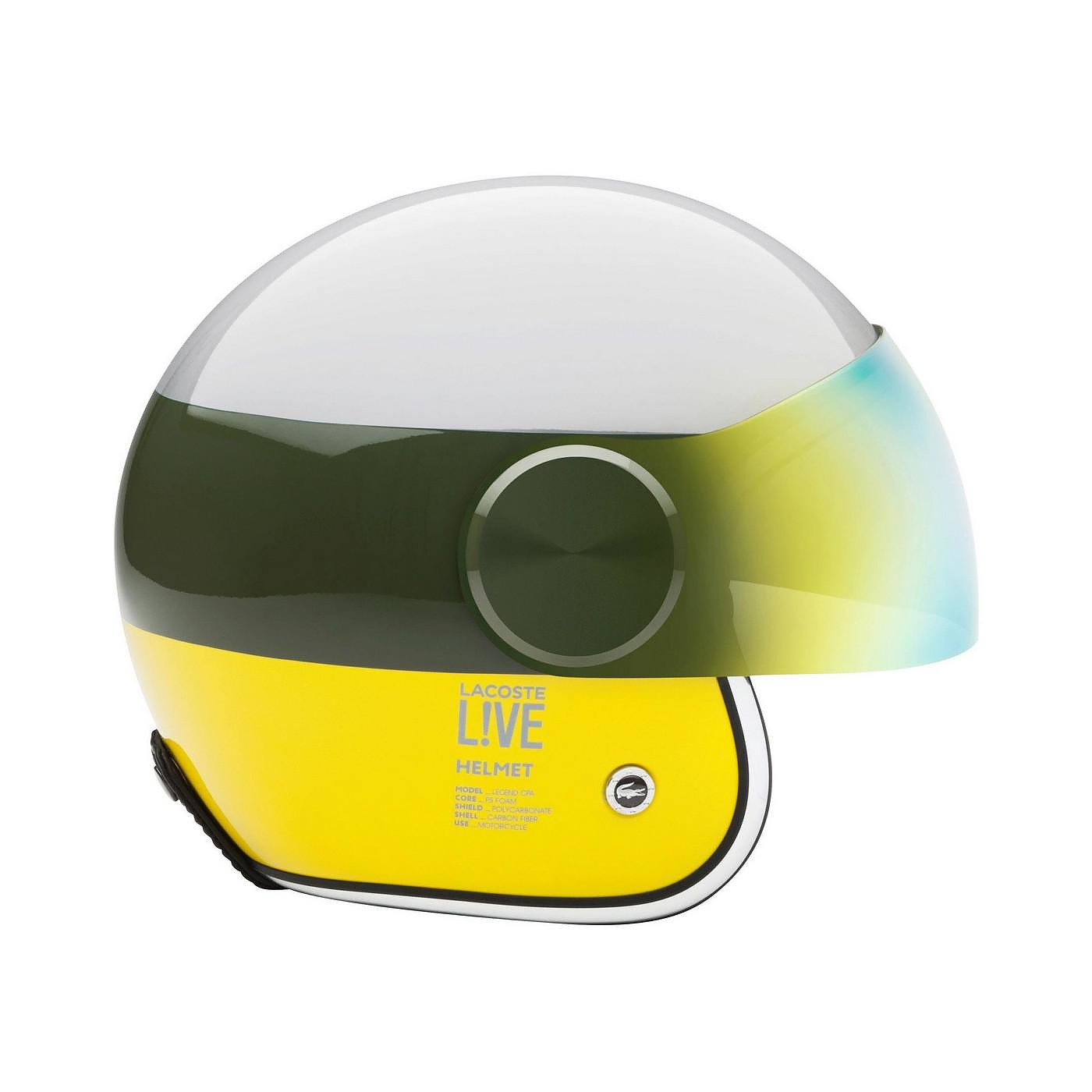 Lacoste Lab for Lacoste L!VE Helmet Collection.