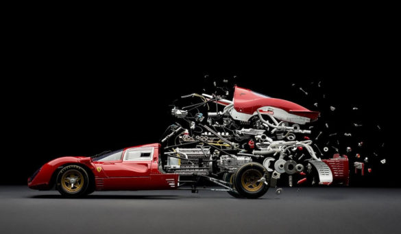 Amazing exploding photographs of classic sports cars by Fabian Oefner
