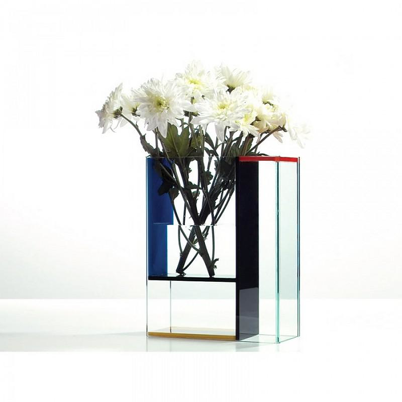 Mondri Vase by Frank Kerdil, a Gorgeous 3 in 1 Mondrian Inspired Vase.