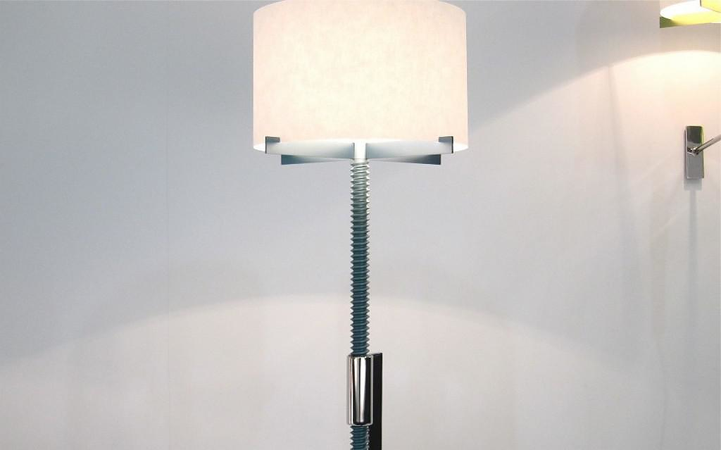 Screw Me Floor Lamp by Jonathan Rowell.