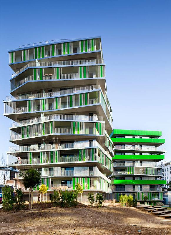Modern Parisian Apartments by Hamonic+Masson Architects.