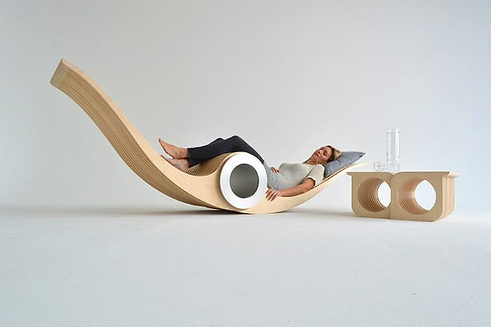 EXOCET Transforming Chair by Stéphane Leathead.