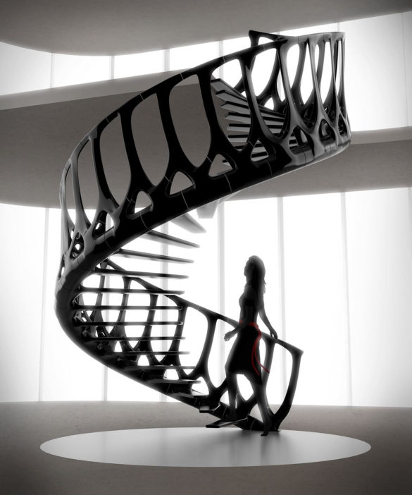 Vertebrae Staircase by Andrew McConnell