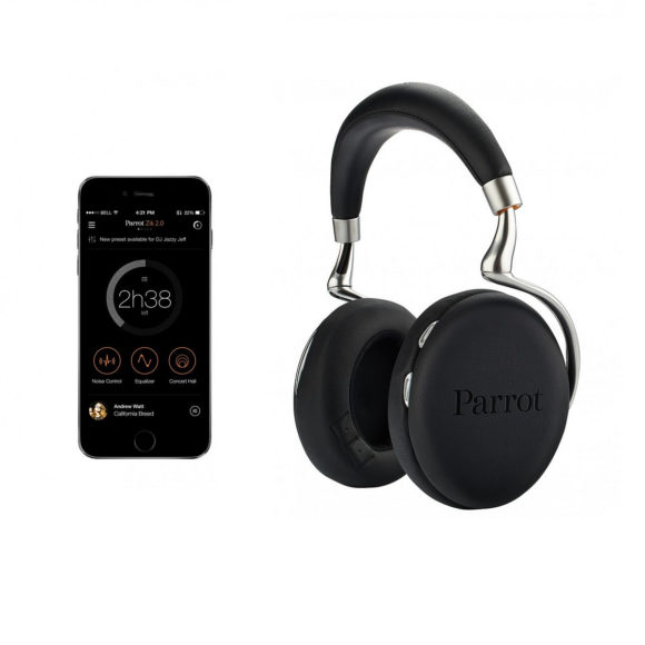 Ασύρματα ακουστικά Parrot Zik 2.0 από τον Philippe Starck.