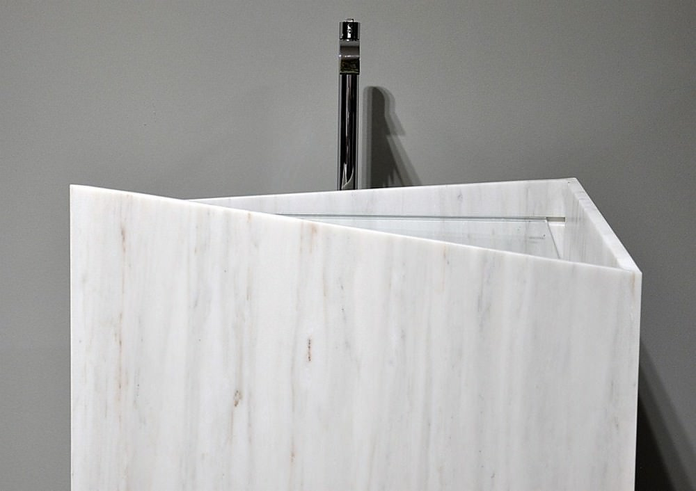 Mono-Lite Marble Washbasin by Thing Design.