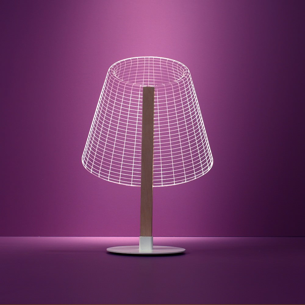 BULBING 2D Optical Illusion Lamps by Studio Cheha.