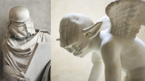 Travis Durden Reimagines Star Wars Characters as Classical Marble Statues