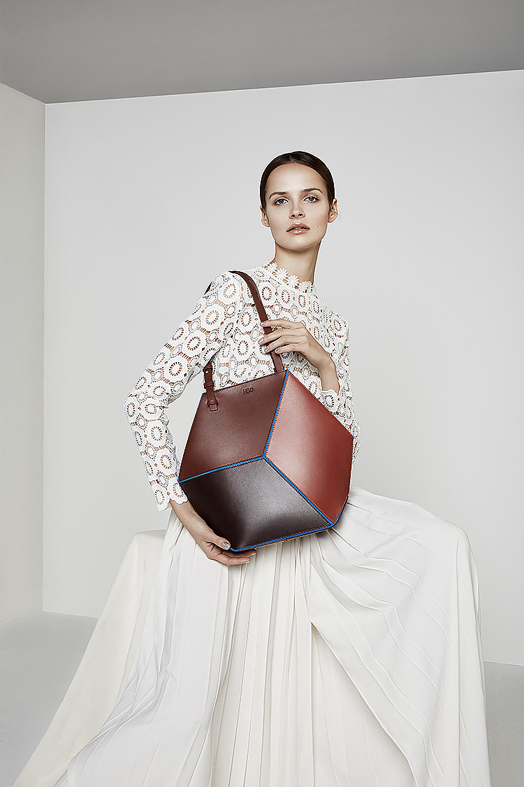 The Cube Geometric Bags by HEIO.