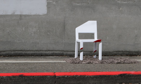 Cut chair by Peter Bristol